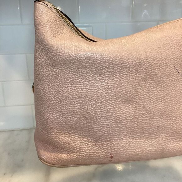 Michael Kors Rhea Medium Pebbled Leather Convertible Shoulder Bag - Picture 4 of 15